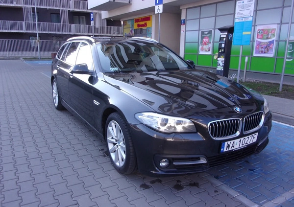 BMW Seria 5 cena 49550 przebieg: 224000, rok produkcji 2014 z Warszawa małe 301